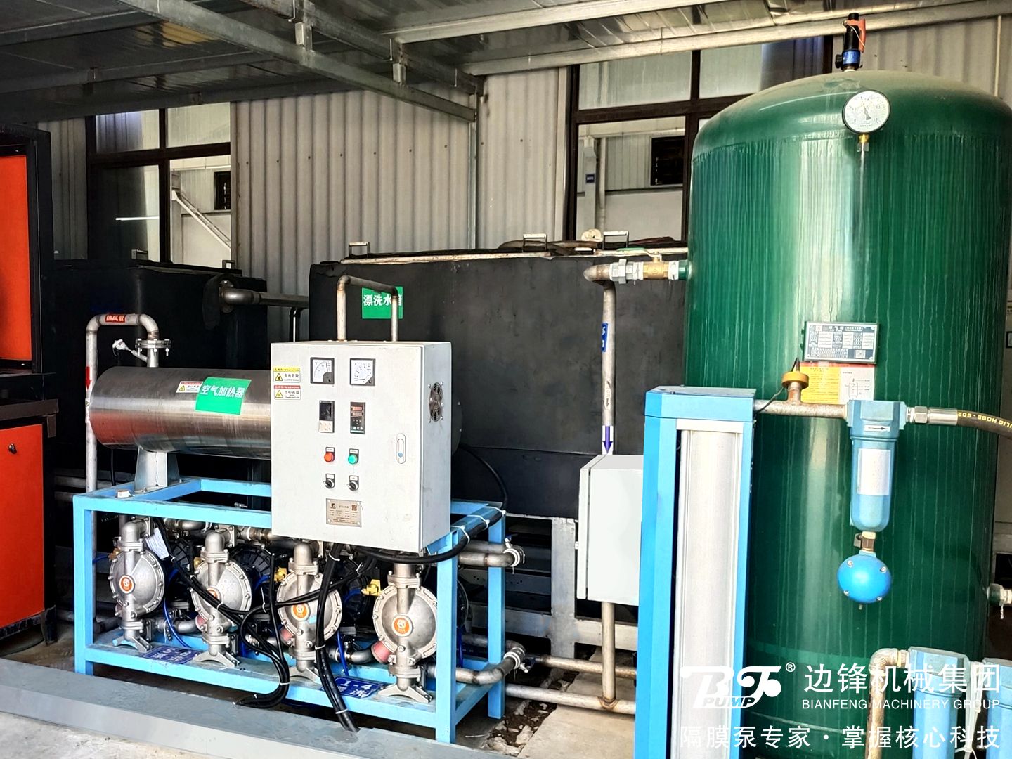 邊鋒大流量隔膜泵高壓輸送方案，為工業(yè)設(shè)備清洗排憂解難